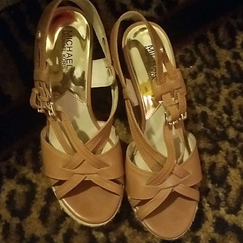 Barely worn Michael Kors Wedges